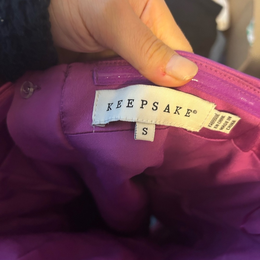 Keepsake The Label Let’s Go Layered Satin Romper - image 3